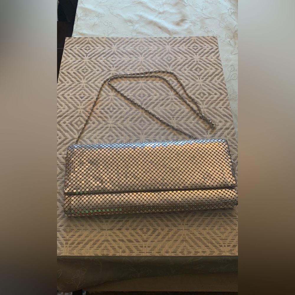 Women’s Silver Purse Bag Sparkly Handbag